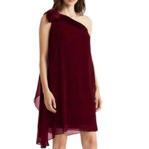 Ralph Lauren Dark Burgundy Party Cocktail Dress . Size 8